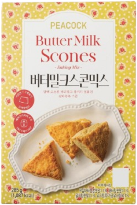 피코크 버터밀크스콘믹스 285g x 2개 총 570g