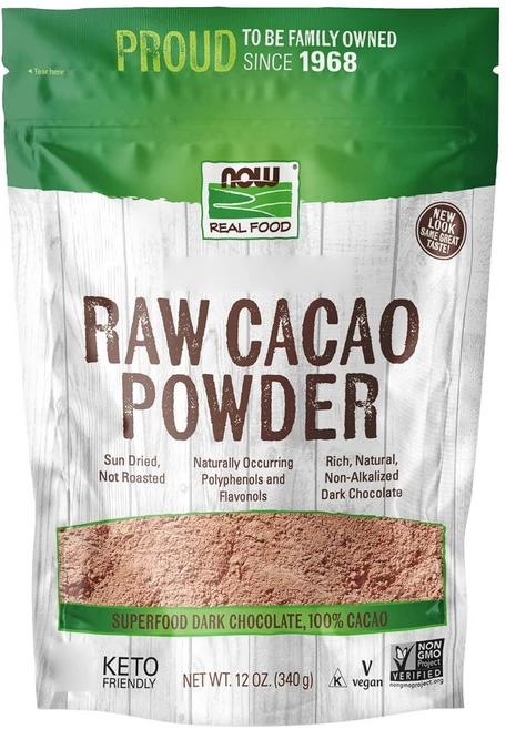 나우푸드 카카오 파우더 비건, 340g, 1개입, 1개 - 쿠팡
