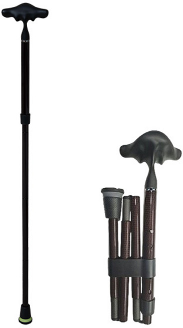 마키테크코리아 카본 접이식 어르신 부모님 초경량 지팡이, 1개, 나폴레옹 그립