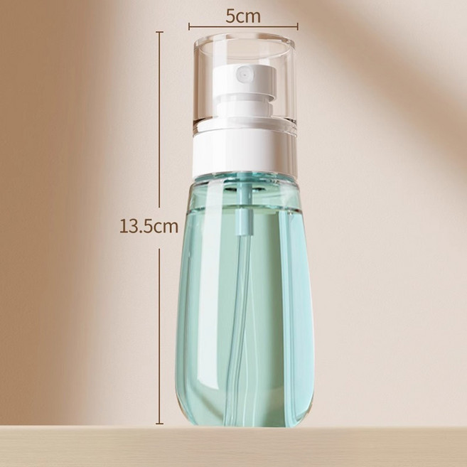 미즈코스 휴대용 화장품 안개분사 소분 스프레이 공병, 2개, 그린-100ml