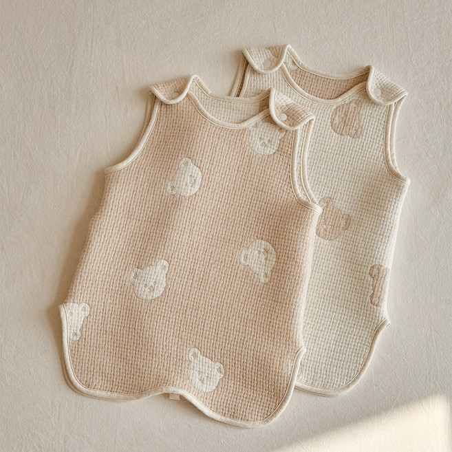 돗투돗 양면 쟈가드 사계절 수면조끼