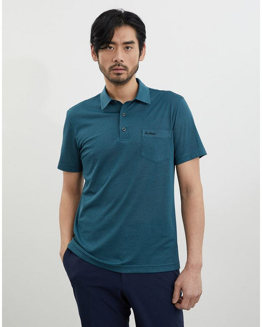 인디안 트윌 멜란지 솔리드 반팔 티셔츠 MIEAS4M2211