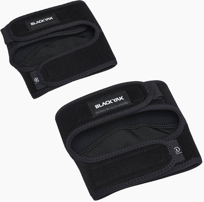 블랙야크 등산무릎보호대 좌 우 세트 무릎날개 (남여공용), 1세트, 블랙