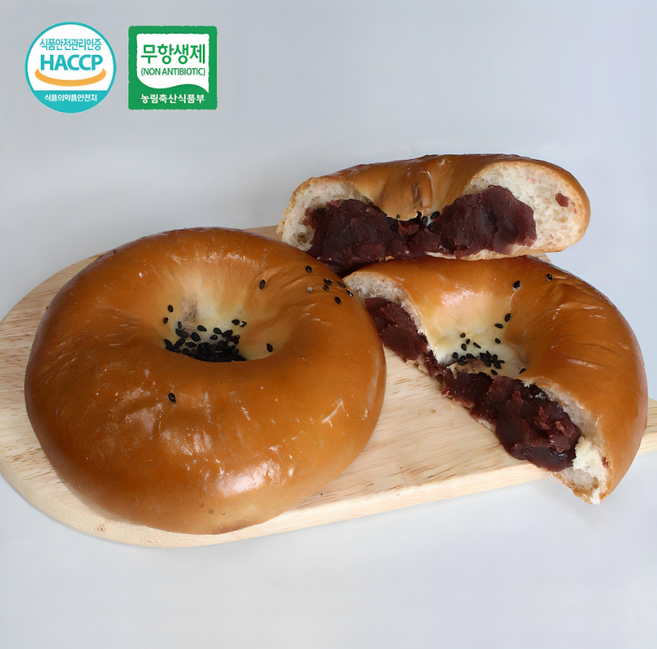 드림푸드 수제 단팥빵 10개 1BOX 개별포장, 80g, 30개