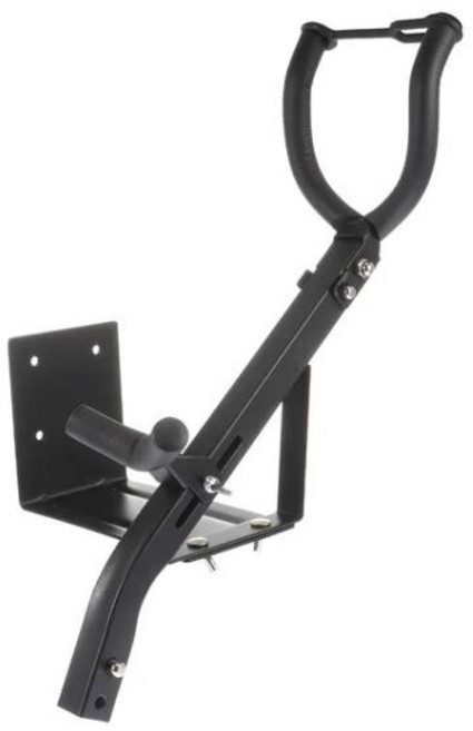 벽걸이 색소폰 행어 공간 절약 알토 및 테너 거치대, 01 Black, 1개