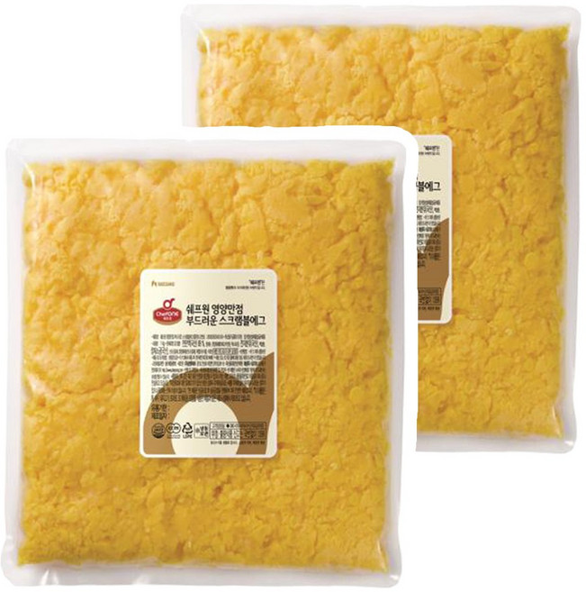 쉐프원 영양만점 부드러운 스크램블에그 3kg, 2개