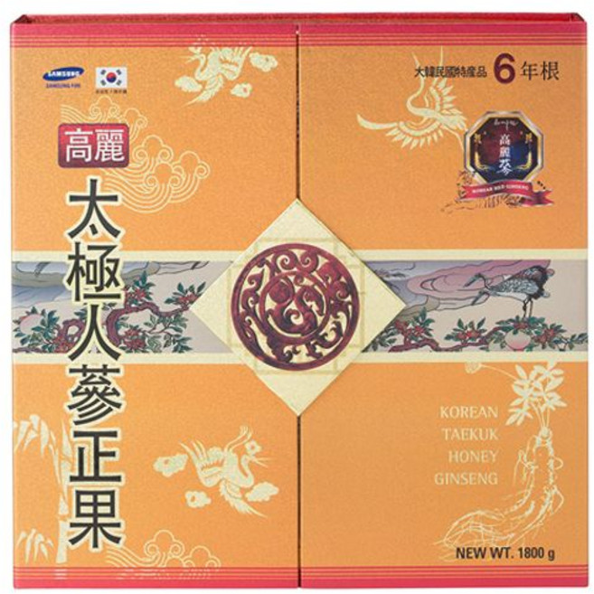 6년근 고려태극인삼정과 1800g, 1개, 본상품선택, 본상품선택, 1.8kg