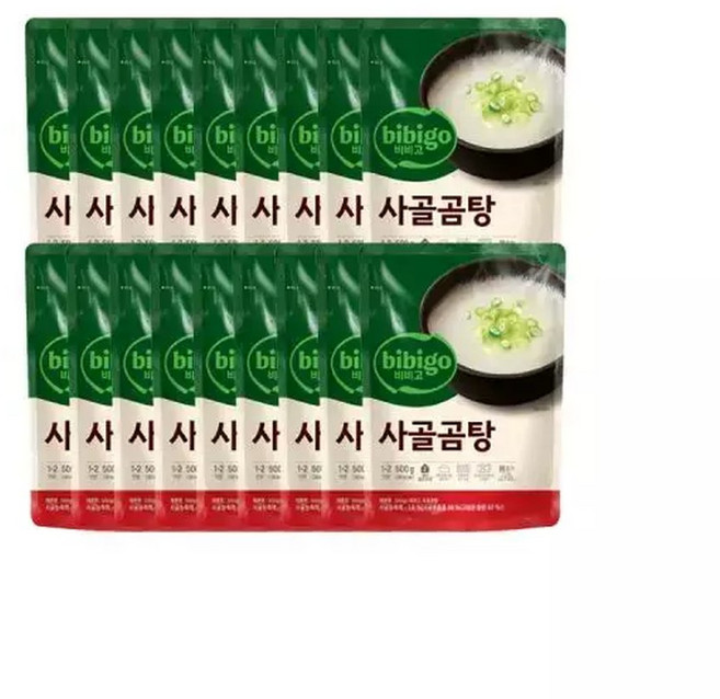 비비고 사골곰탕 500g 18개