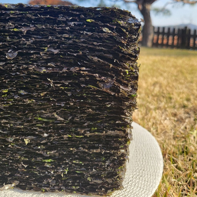 [우연팜] 무염산 지주식 햇김 곱창김 특품, 360g, 1개, 곱창김 100매