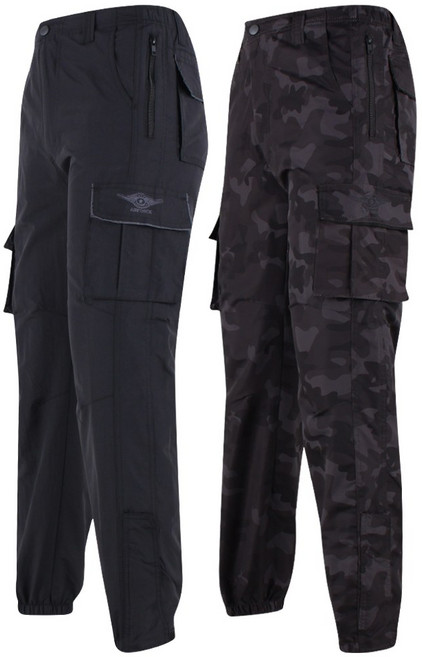 2장 봄가을용 남성 조거 항공 팬츠 생활방수 포켓 바지 M1202