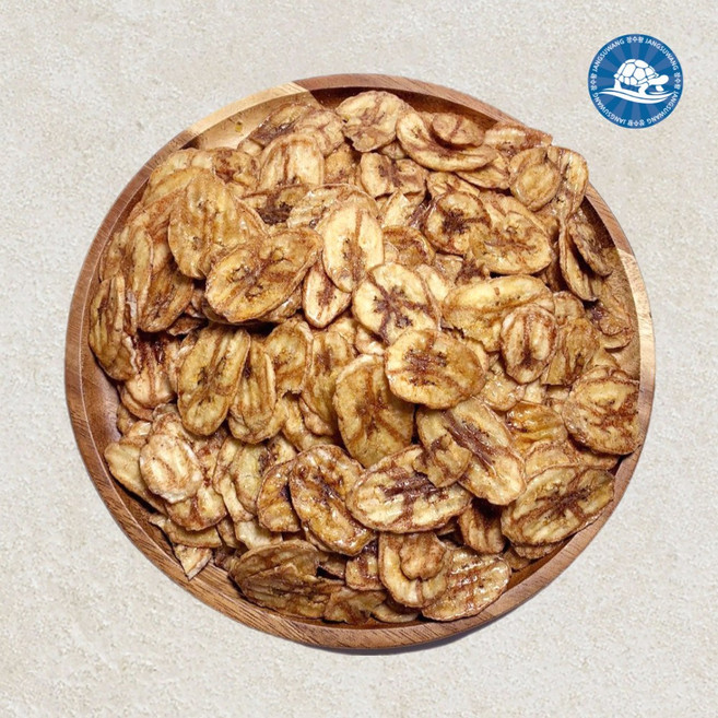 장수왕 구운바나나칩 / 중부시장도매 건과일 바나나칩 과일칩, 1kg, 1개