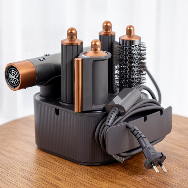 본플러스 온에어미니 i.d 오리진 헤어 스타일러 호환용 드라이기 거치대 보관함, 딥브라운, 1개