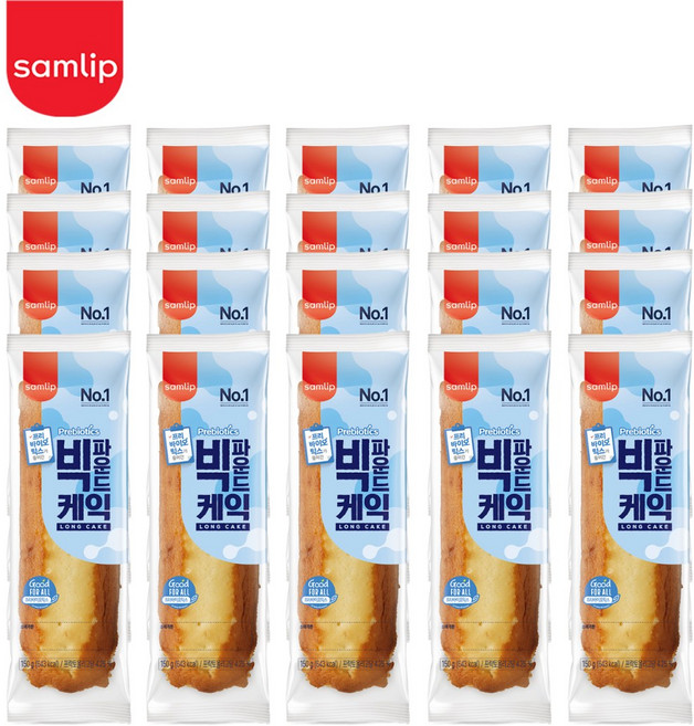 삼립 빅파운드 케익 150G무료배송, 150g, 20개