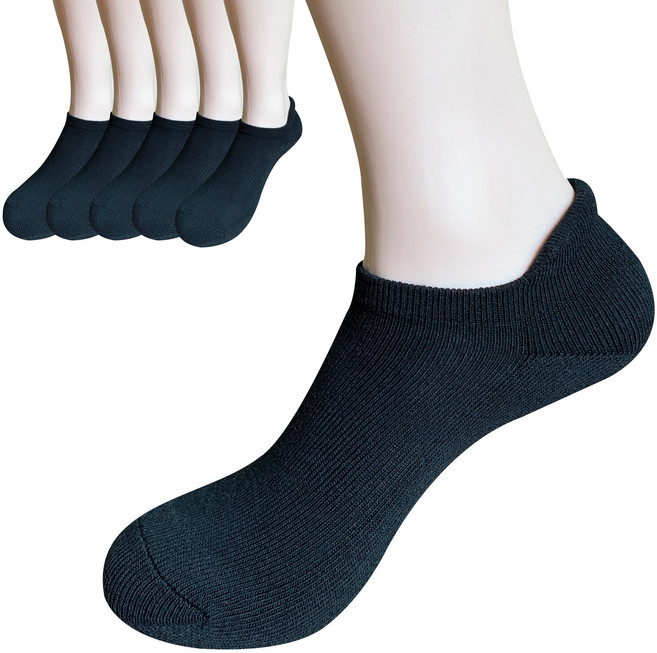 YMSOCKS 여성 발목보호 이중쿠션 스포츠양말 5족