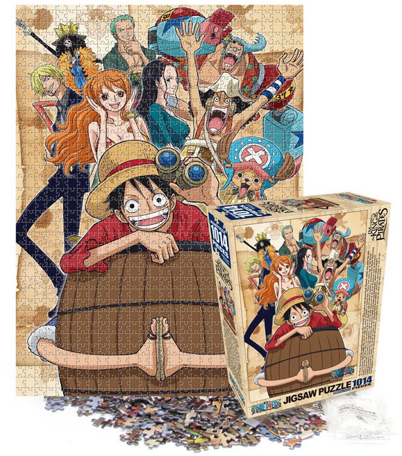 학산문화사 1014조각 직소퍼즐 원피스 탐색중 735 x 510 mm, 5세이상, 1014피스, 1개