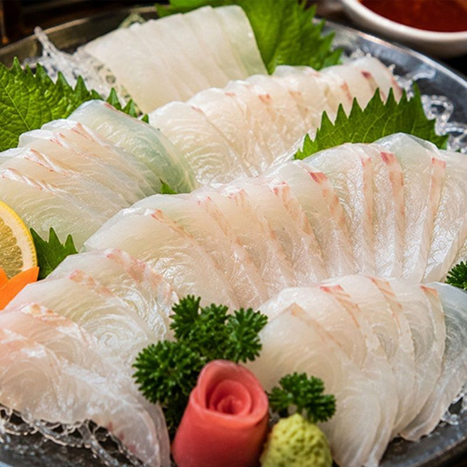 자연산 광어회, 1개, 1kg