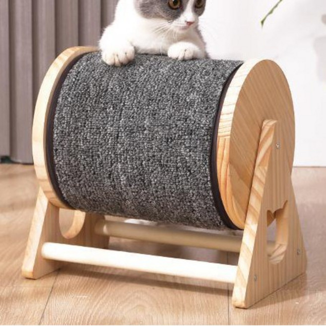 원큐펫 물레방아 고양이 스크래쳐 카펫 사이잘삼 선택가능, 1개