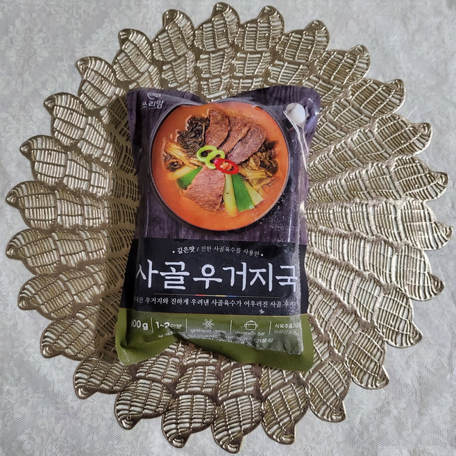 엠에스푸드 사골우거지국 600g, 1개