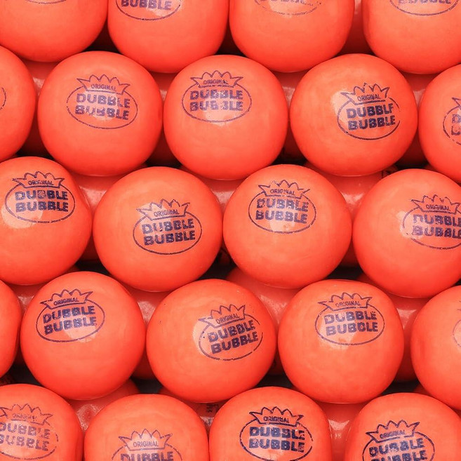 사탕껌 기계용 검볼 - 2.5cm(1인치) 대형 버블 검볼 - 딸기 바나나 맛 풍선껌 - 아동용 껌 - 벌크 껌 볼 - 0.8kg(1.8파운드), 핑크 레모네이드