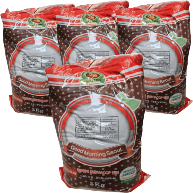 굿모닝 서울 호두 과자 앙금 호도과자용, 5kg, 4개