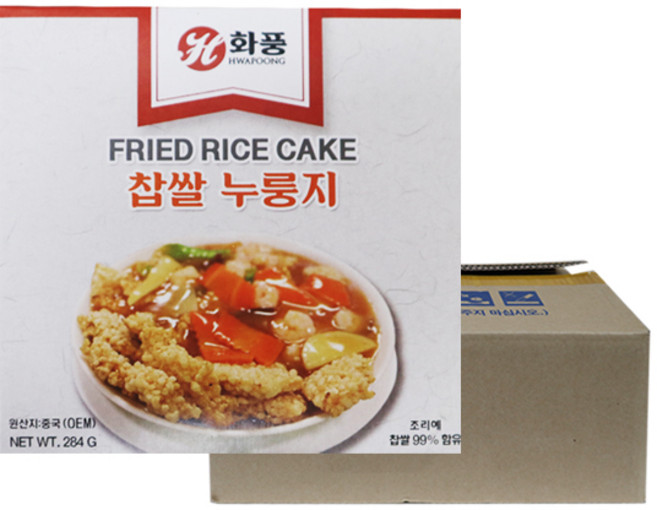 화풍 찹쌀 누룽지, 284g, 36개