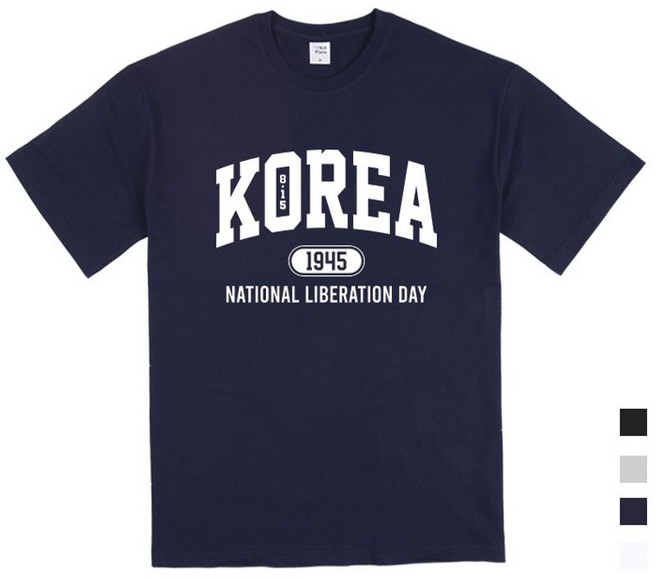 폴앤폴 KOREA 1945 릴렉스핏 남여공용 반팔 20수 4컬러