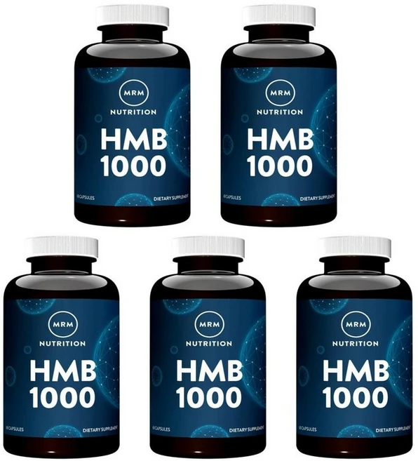 MRM 엠알엠 HMB 1000mg 60정, 5개 - 쿠팡