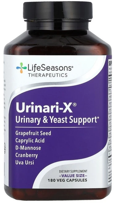 LifeSeasons Urinari-X® 180 Veg Capsules, 1개, 180정 - 쿠팡