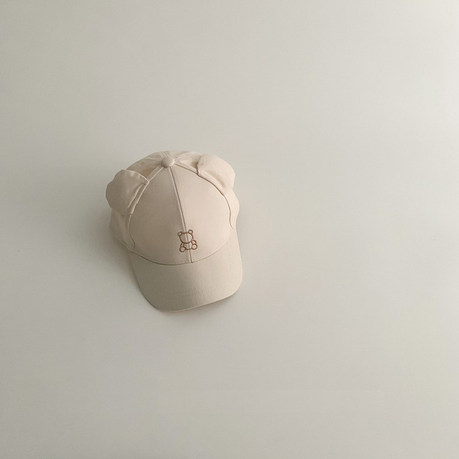 小熊鴨舌帽 寶寶棒球帽 防曬帽