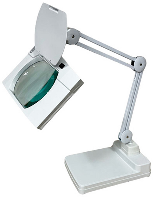 아로 M8069D 형광등 3배율 5배율 렌즈 확대경 사각 검사, 1개, 1