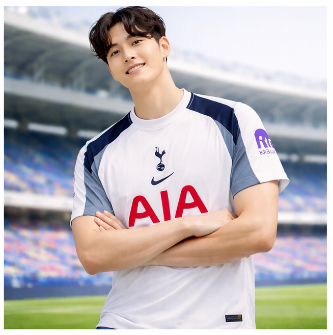 나이키 토트넘 파리 생제르맹 축구 유니폼 남여공용 기능성 커플 반팔티