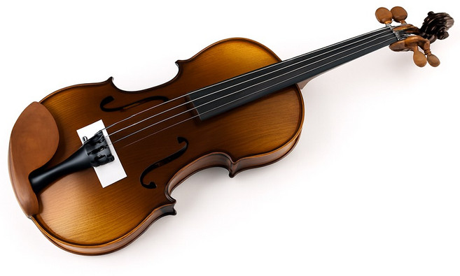 바이올린 수제 고급원목 학교 학원 풀세트 중급용 3/4, 1개
