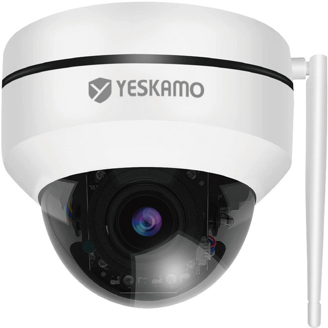 YESKAMO 500만화소 무선 CCTV 보안 IP 돔 카메라, KR-PT13EW-5MP (독립 사용가능), 1개