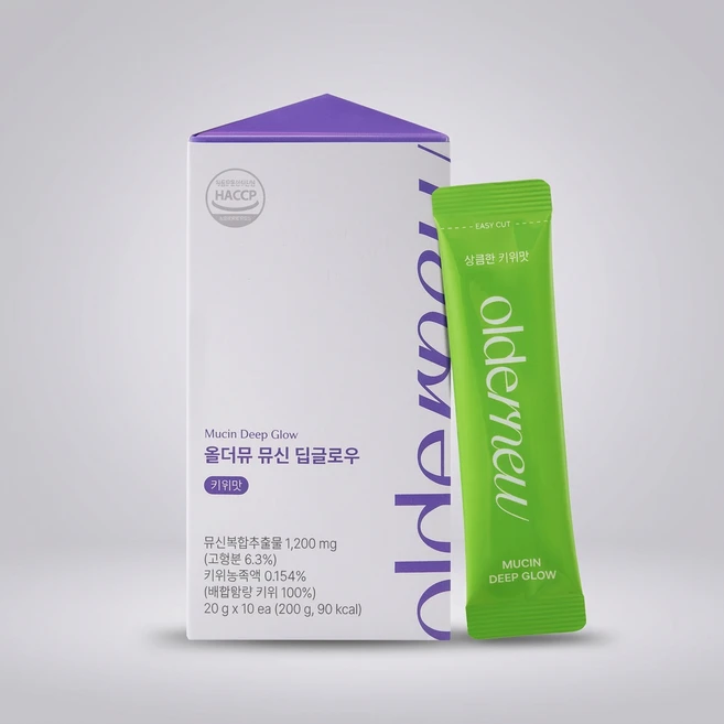 [본사공식몰] 올더뮤 뮤신 딥글로우 키위맛, 10회분, 1박스 - 쿠팡