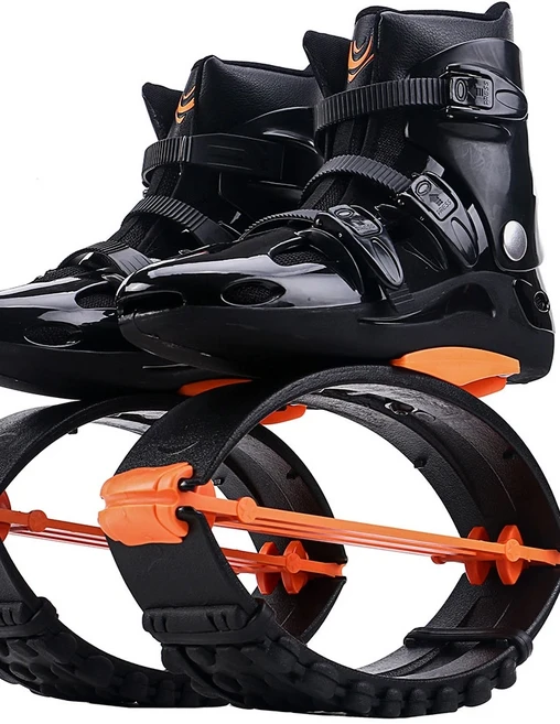 점프 신발 탄성 어린이 부모-자식 피트니스 러닝 슈퍼 캥거루 튀는 죽마, 검정색 어린이 30KG-50KG, 1개, 블랙 (어린이 30KG-50KG)