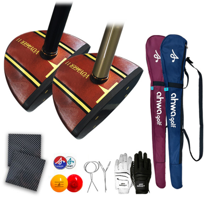국산 보이저11 파크골프채 부부세트 국내1호인증 아화, 단품