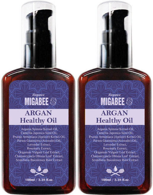 미가비 아르간오일 헤어에센스 케라틴/식물성단백질/머릿결/향기 2개, 100ml
