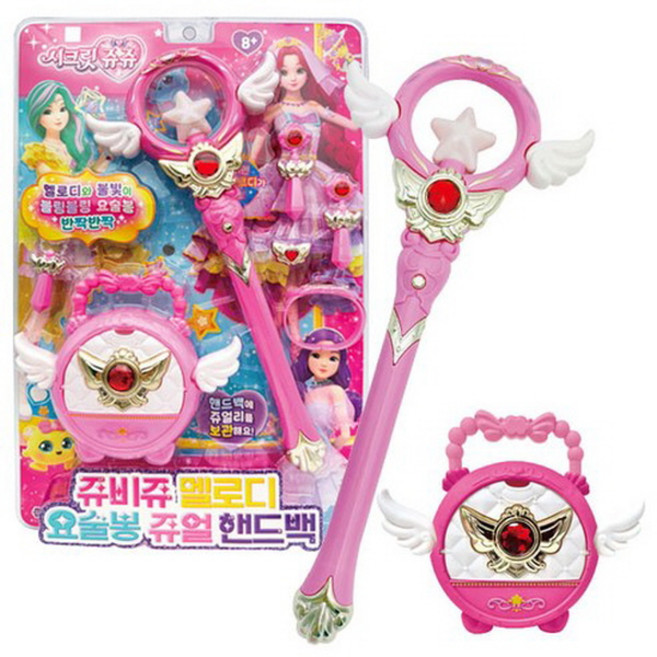 시크릿쥬쥬 쥬비쥬 멜로디 요술봉 쥬얼 핸드백 시크릿쥬쥬요술봉포함, 1개