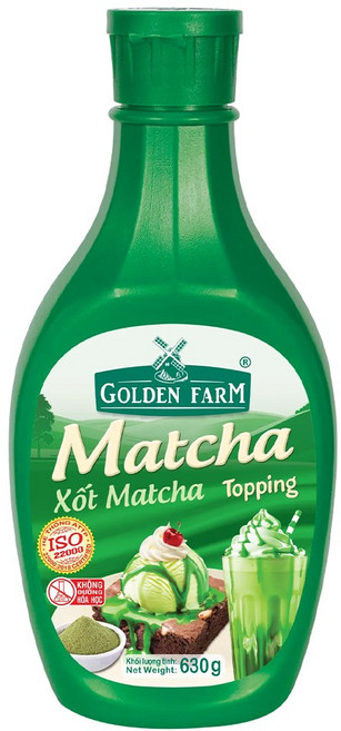 골든팜 말차 토핑 시럽, 1개, 630g