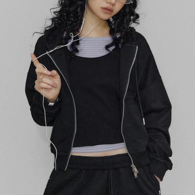 [TWEEB] 올덴 베이직 긴팔 후드 집업