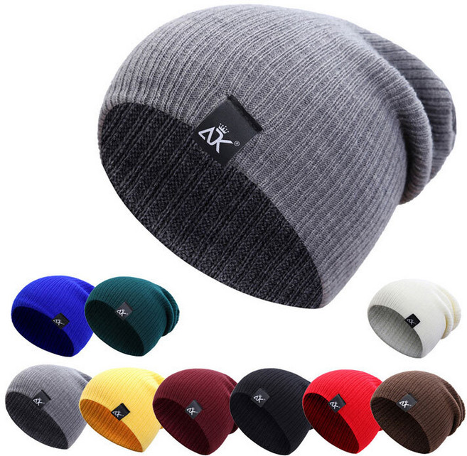 엘리스 봄가을겨울 캐주얼 패션 포인트라벨 베이직 골지 비니