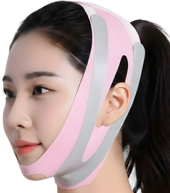 오늘연구소 페이스 리프팅 밴드, 1개, 핑크그레이