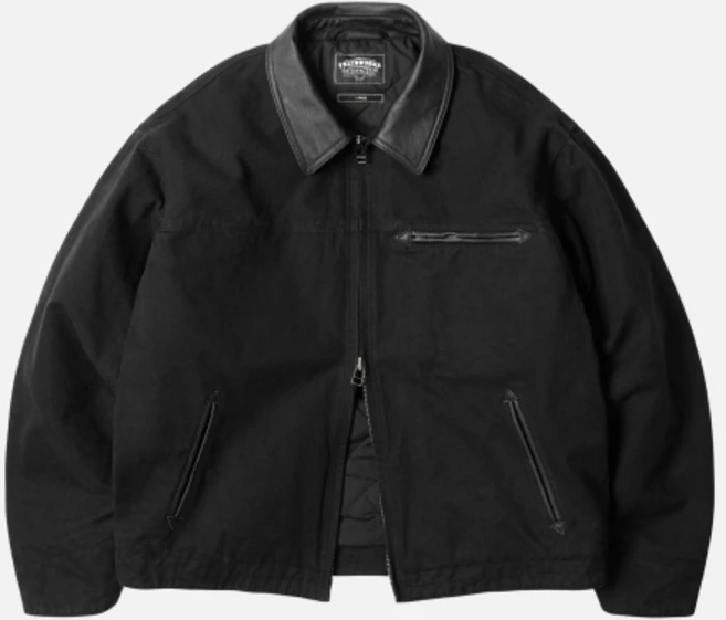 매장정품 프리즘웍스 FRIZMWORKS HEAVY CANVAS DESTROYED WORK JACKET _ BLACK FZW20OT093 234493 - 쿠팡