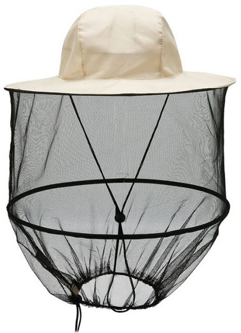 osshop 얼굴보호 모기장 방충 모자 베이지, 방충모자