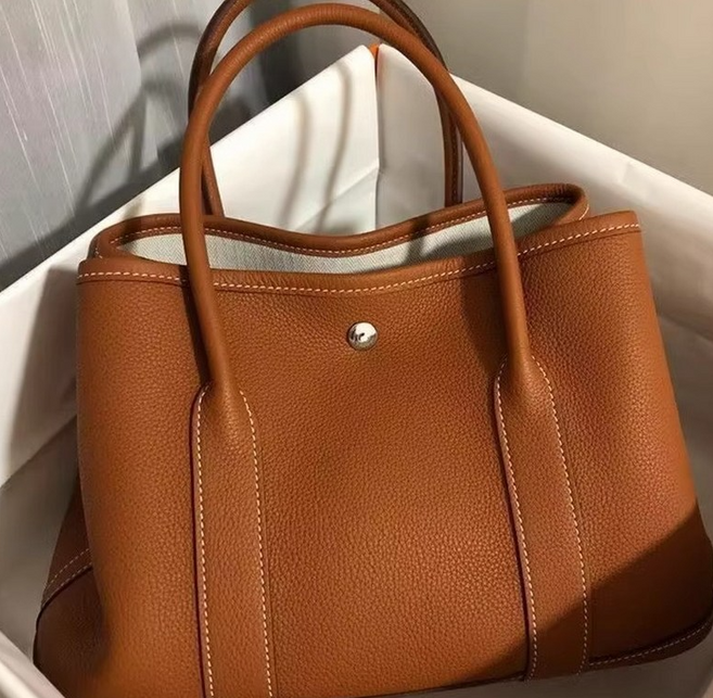 소가죽 여성 토트백 가든파티 스타일 데일리 클래식 숄더 겸용