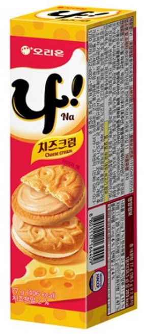 오리온 나샌드, 77g, 10개