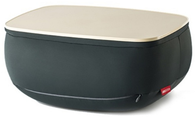 주디자인 타볼리노 쿠션테이블, 슬레이트 그레이