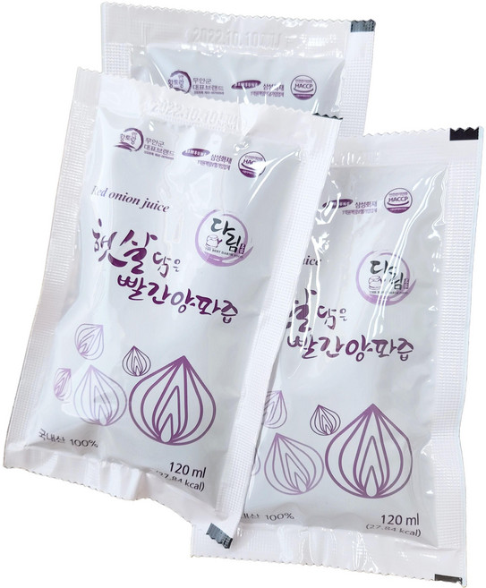 햇살담은 자색양파즙 120ml 100개입 1개, 100개