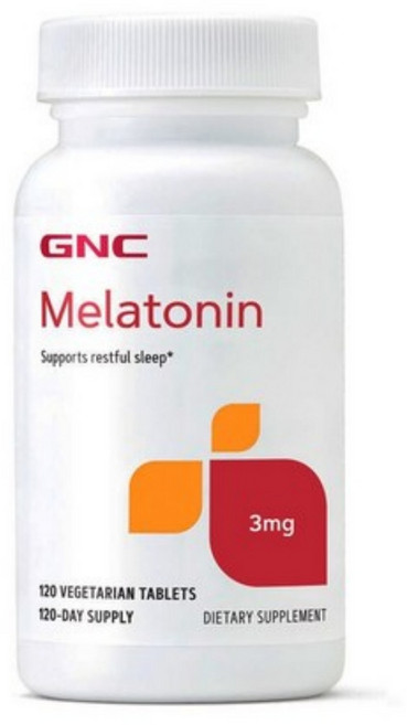 GNC 식물성 10MG Vegetarian Melatonin 3M 멜라토닌, 3MG