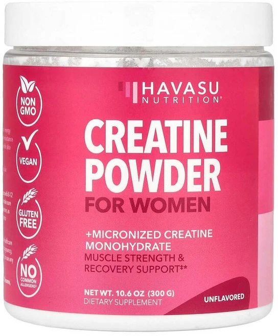 하바수 뉴트리션 여성용 크레아틴 분말 무맛 300g(10.6oz), Havasu Nutrition, 여성용 크레아틴 분말,, 300g, 1개 - 쿠팡